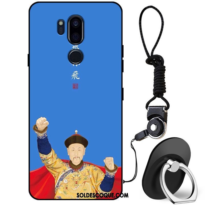 Coque Lg G7 Thinq Bleu Téléphone Portable Étui Silicone Protection Pas Cher