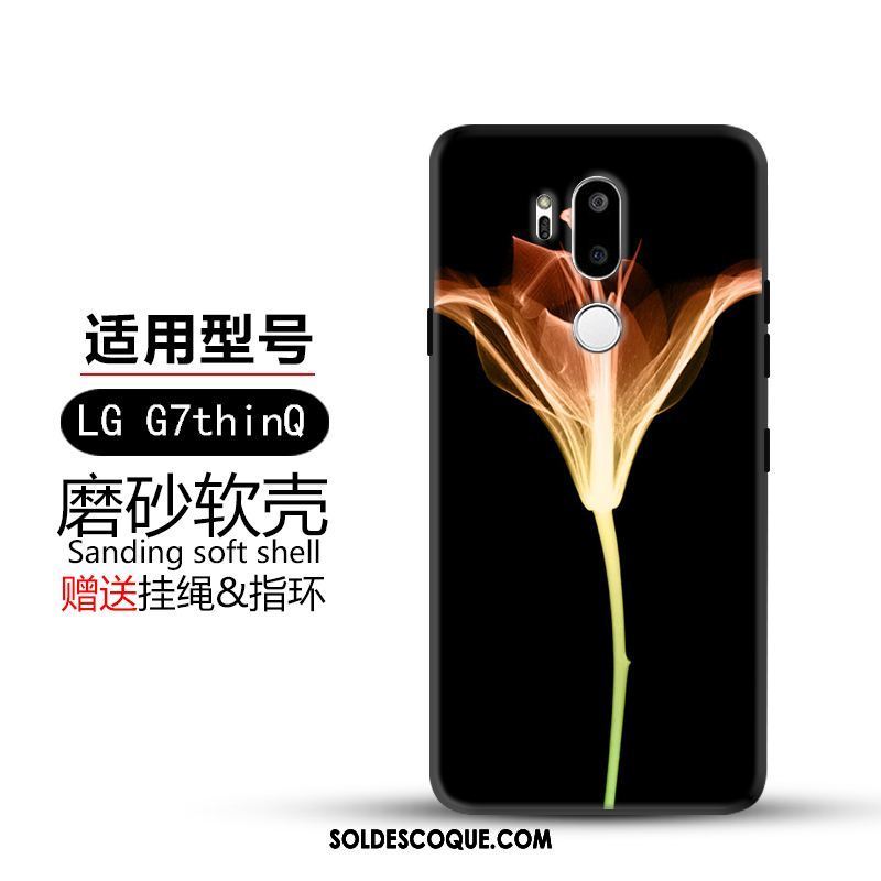 Coque Lg G7 Thinq Bordure Créatif Téléphone Portable Délavé En Daim Fluide Doux En Vente