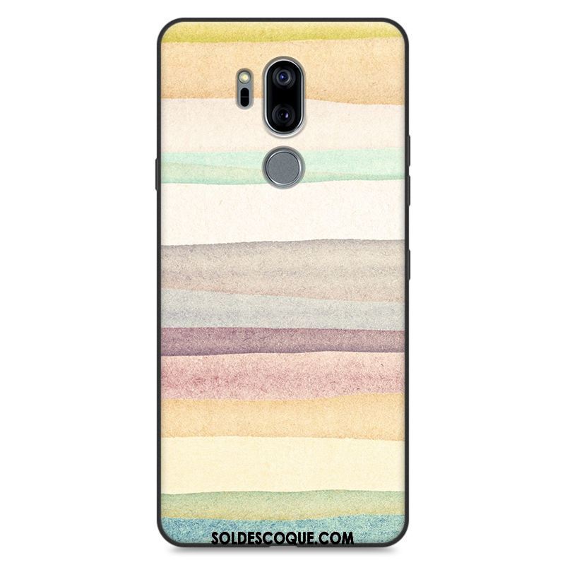 Coque Lg G7 Thinq Ciel Étoilé Téléphone Portable Vert Silicone Protection Pas Cher