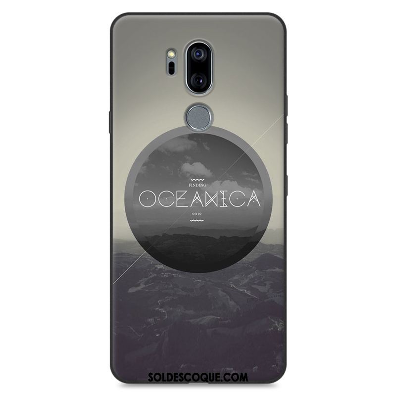 Coque Lg G7 Thinq Ciel Étoilé Téléphone Portable Vert Silicone Protection Pas Cher