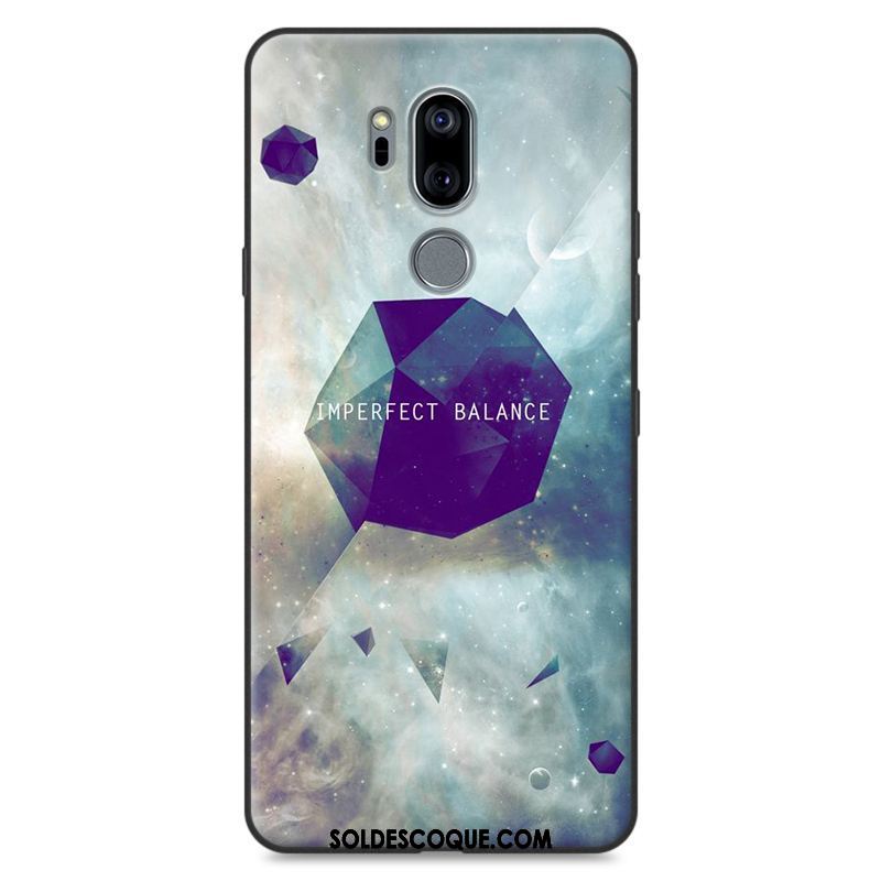 Coque Lg G7 Thinq Ciel Étoilé Téléphone Portable Vert Silicone Protection Pas Cher