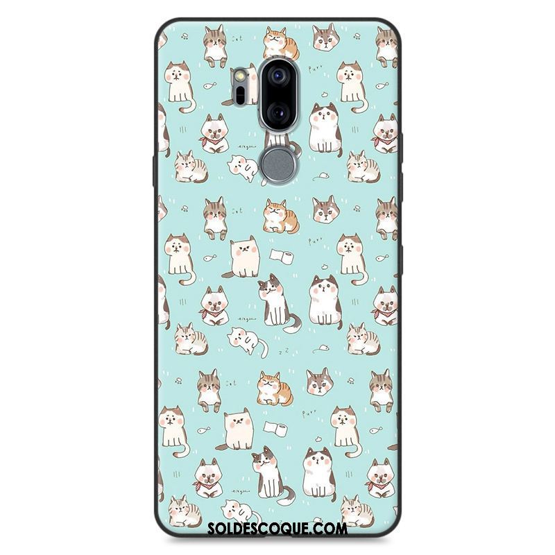 Coque Lg G7 Thinq Ciel Étoilé Téléphone Portable Vert Silicone Protection Pas Cher