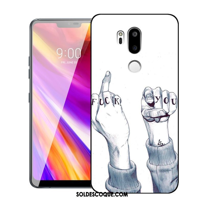 Coque Lg G7 Thinq Créatif Dessin Animé Simple Personnalité Tout Compris Pas Cher