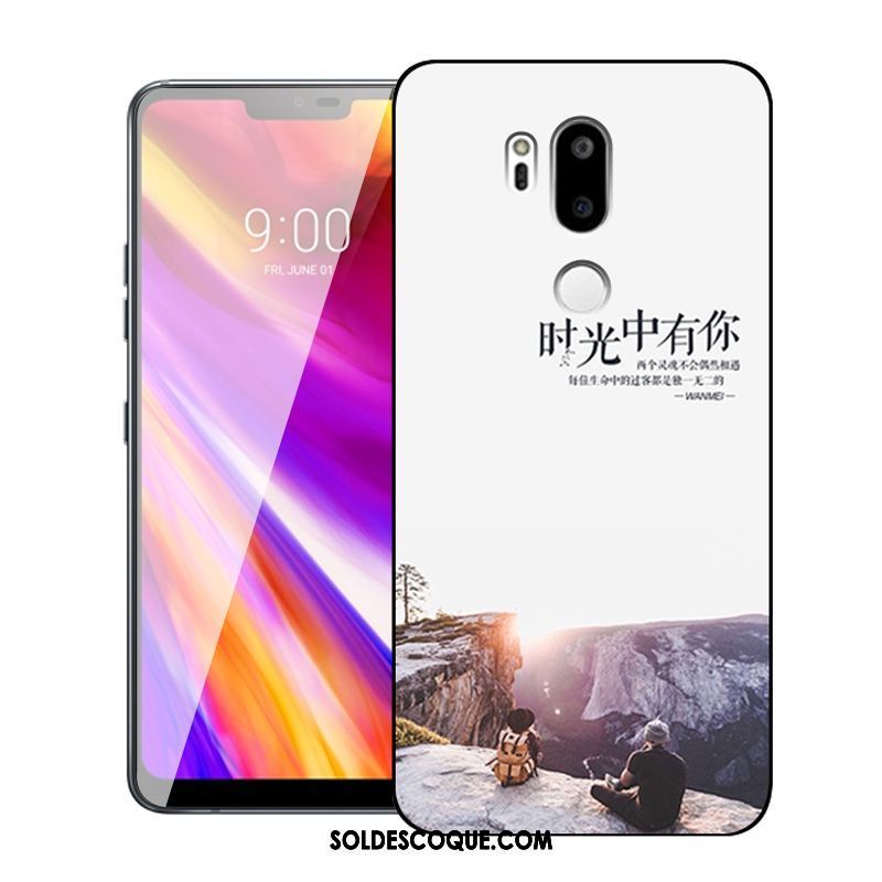 Coque Lg G7 Thinq Créatif Dessin Animé Simple Personnalité Tout Compris Pas Cher