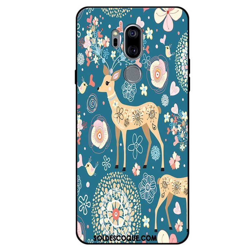 Coque Lg G7 Thinq Fluide Doux Téléphone Portable Frais Rose Étui En Vente