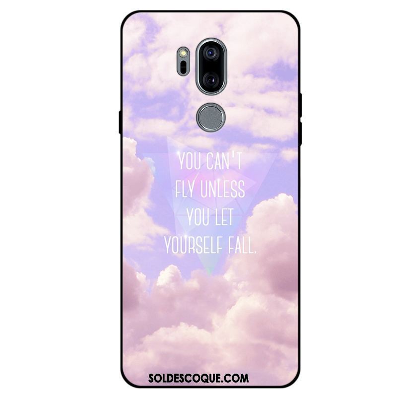 Coque Lg G7 Thinq Fluide Doux Téléphone Portable Frais Rose Étui En Vente