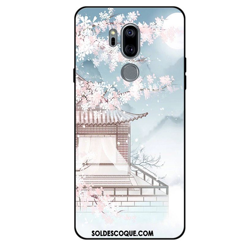 Coque Lg G7 Thinq Fluide Doux Téléphone Portable Frais Rose Étui En Vente