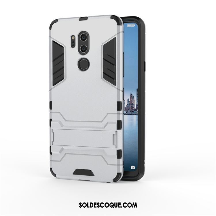 Coque Lg G7 Thinq Incassable Tout Compris Protection Gris Armure En Ligne