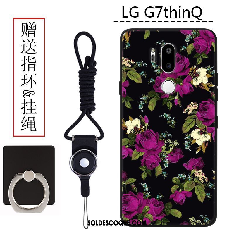 Coque Lg G7 Thinq Peinture Incassable Tout Compris Noir Téléphone Portable En Ligne