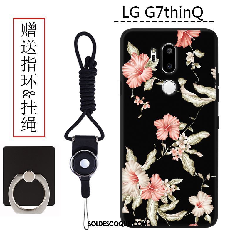 Coque Lg G7 Thinq Peinture Incassable Tout Compris Noir Téléphone Portable En Ligne