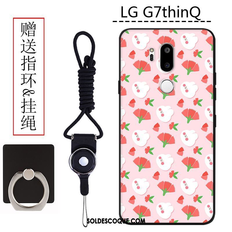 Coque Lg G7 Thinq Peinture Incassable Tout Compris Noir Téléphone Portable En Ligne