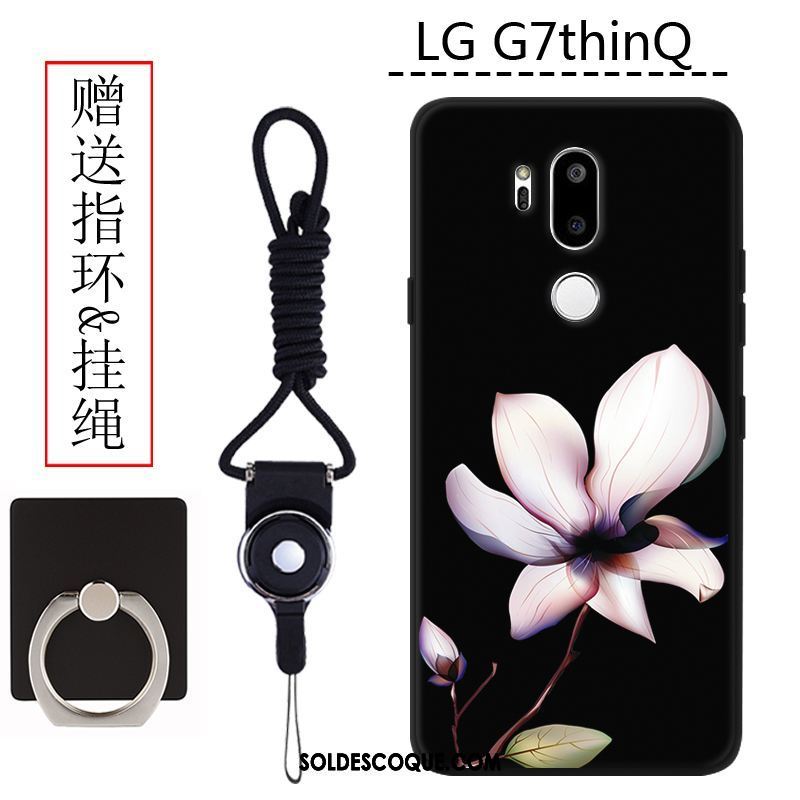 Coque Lg G7 Thinq Peinture Incassable Tout Compris Noir Téléphone Portable En Ligne