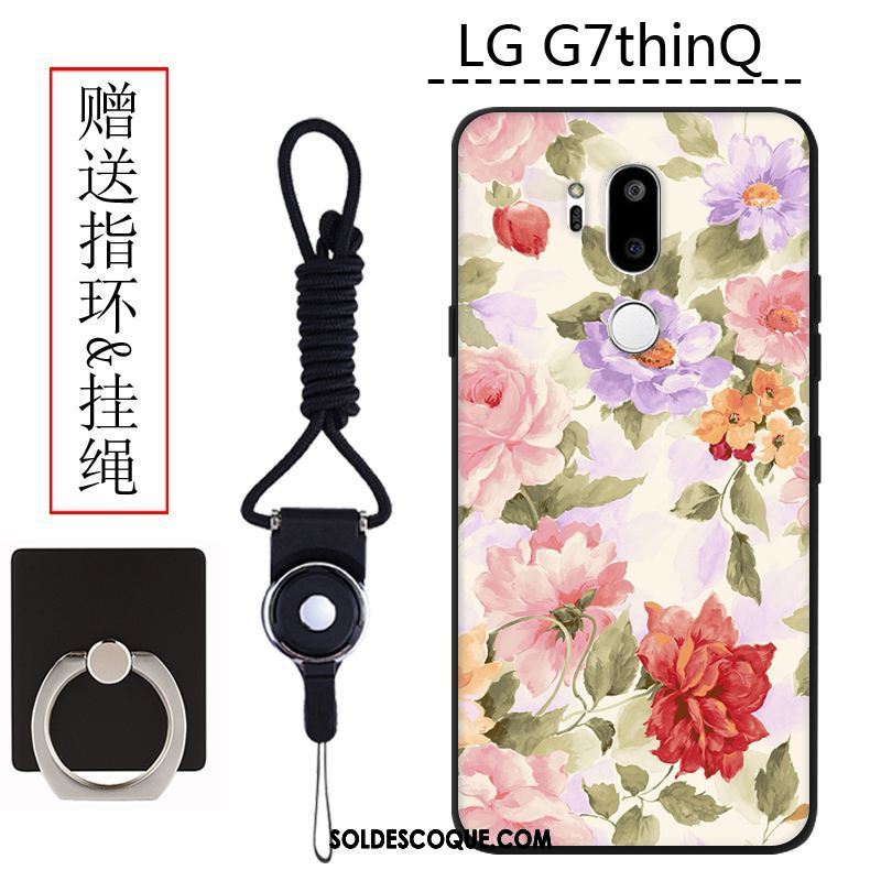 Coque Lg G7 Thinq Peinture Incassable Tout Compris Noir Téléphone Portable En Ligne