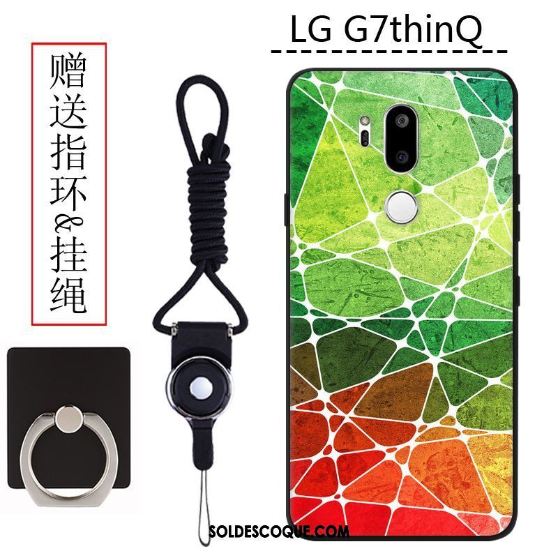 Coque Lg G7 Thinq Peinture Incassable Tout Compris Noir Téléphone Portable En Ligne