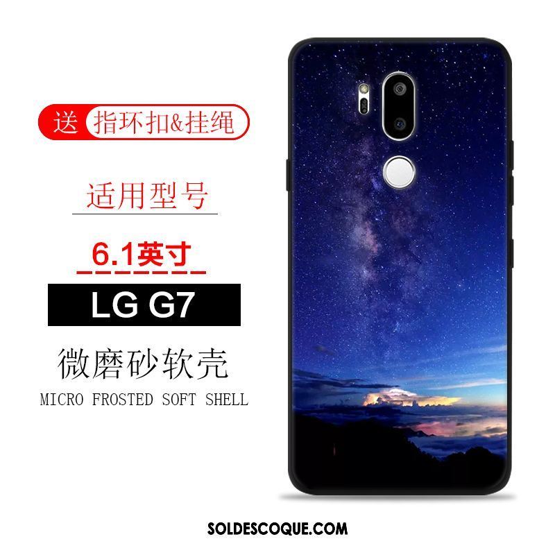 Coque Lg G7 Thinq Protection Bleu Incassable Étui Tout Compris Pas Cher