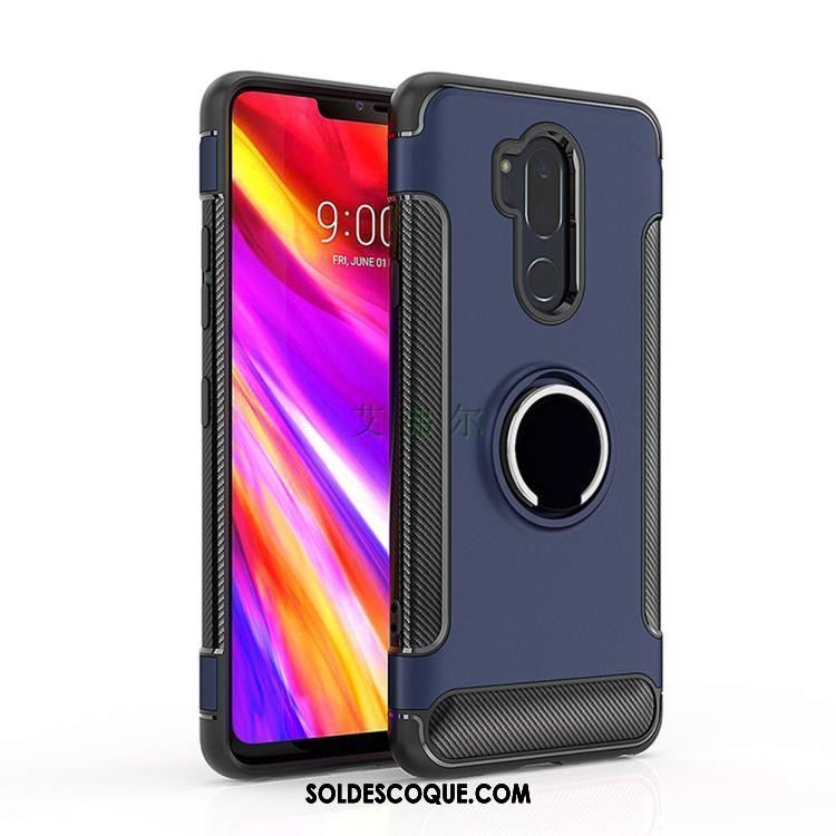 Coque Lg G7 Thinq Tendance Support Bleu Incassable Étui En Ligne