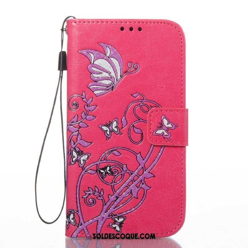 Coque Lg K11 Couleur Imprimé Fleurs De Papillons Téléphone Portable Étui Pas Cher