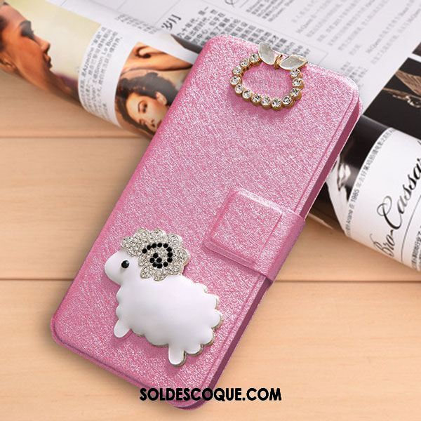 Coque Lg K11 Téléphone Portable Fluide Doux Rose Étui Silicone Pas Cher