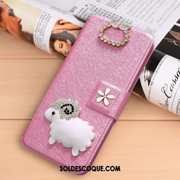 Coque Lg K11 Téléphone Portable Fluide Doux Rose Étui Silicone Pas Cher