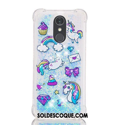 Coque Lg Q Stylus Violet Rose Quicksand Dessin Animé Étui France