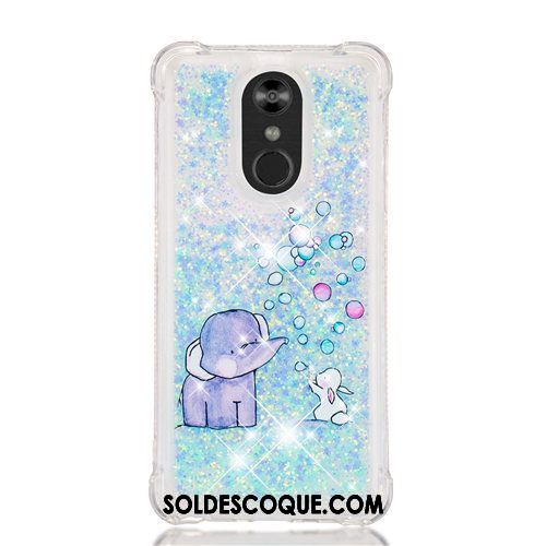 Coque Lg Q Stylus Violet Rose Quicksand Dessin Animé Étui France