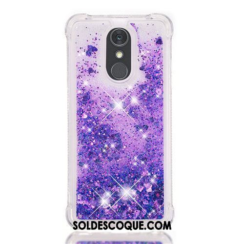 Coque Lg Q Stylus Violet Rose Quicksand Dessin Animé Étui France