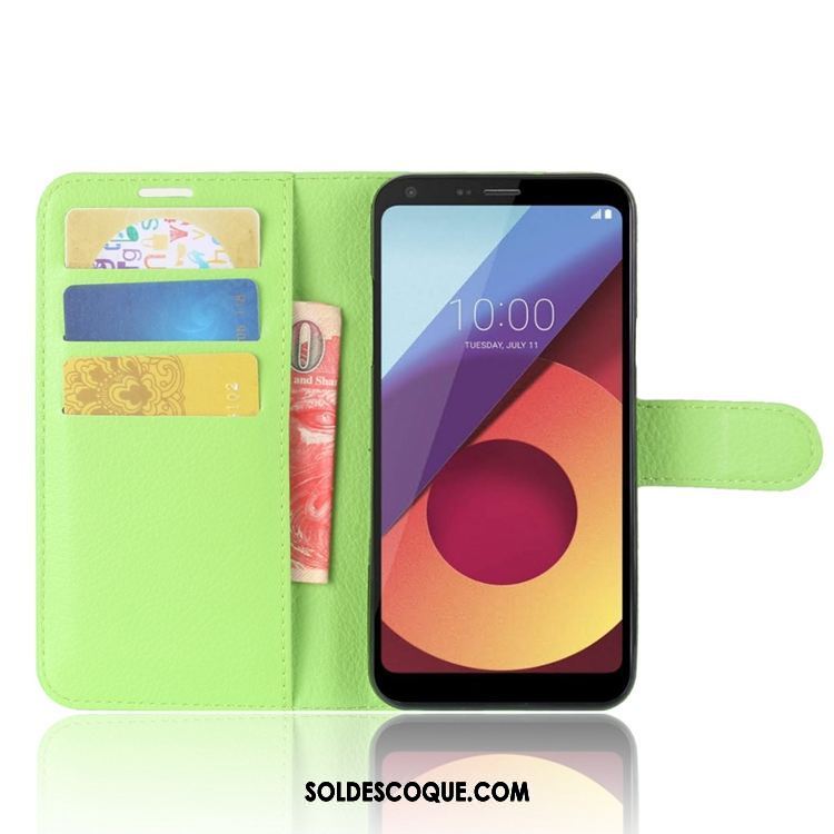 Coque Lg Q6 Carte Tendance Modèle Fleurie Tout Compris Portefeuille En Ligne