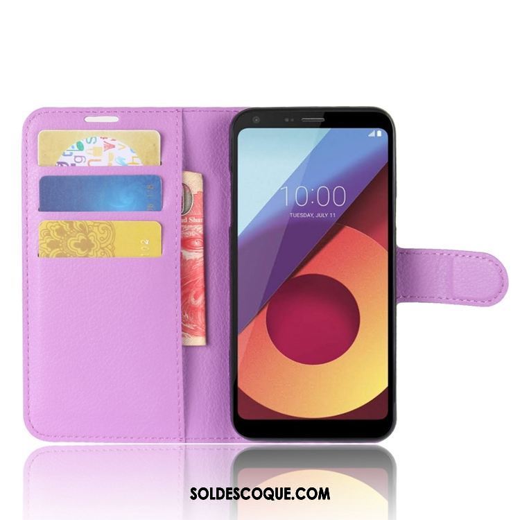 Coque Lg Q6 Carte Tendance Modèle Fleurie Tout Compris Portefeuille En Ligne