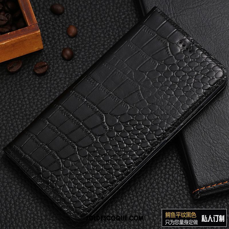 Coque Lg Q6 Cuir Véritable Tout Compris Téléphone Portable Étui En Cuir Crocodile Soldes