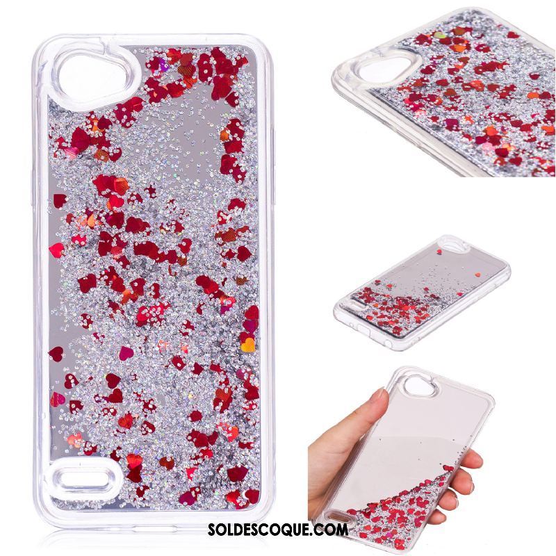 Coque Lg Q6 Fluide Doux Tout Compris Luxe Miroir Protection En Vente