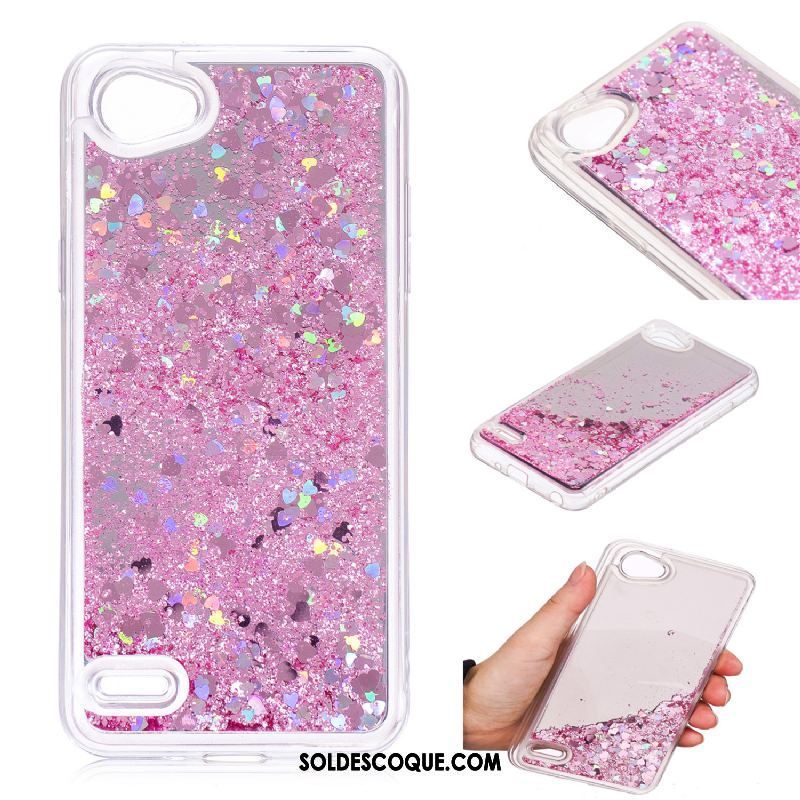 Coque Lg Q6 Fluide Doux Tout Compris Luxe Miroir Protection En Vente