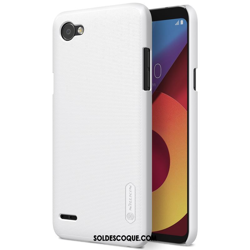 Coque Lg Q6 Nouveau Protection Téléphone Portable Difficile Délavé En Daim Soldes