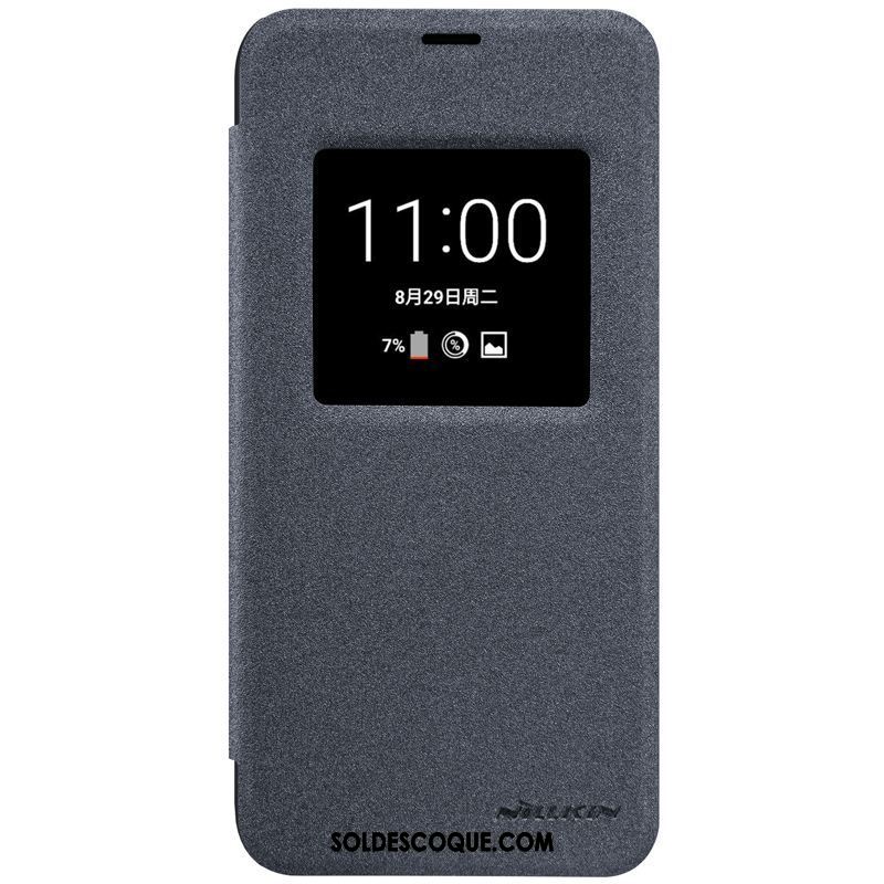 Coque Lg Q6 Or Étui En Cuir Téléphone Portable Dormance Soldes