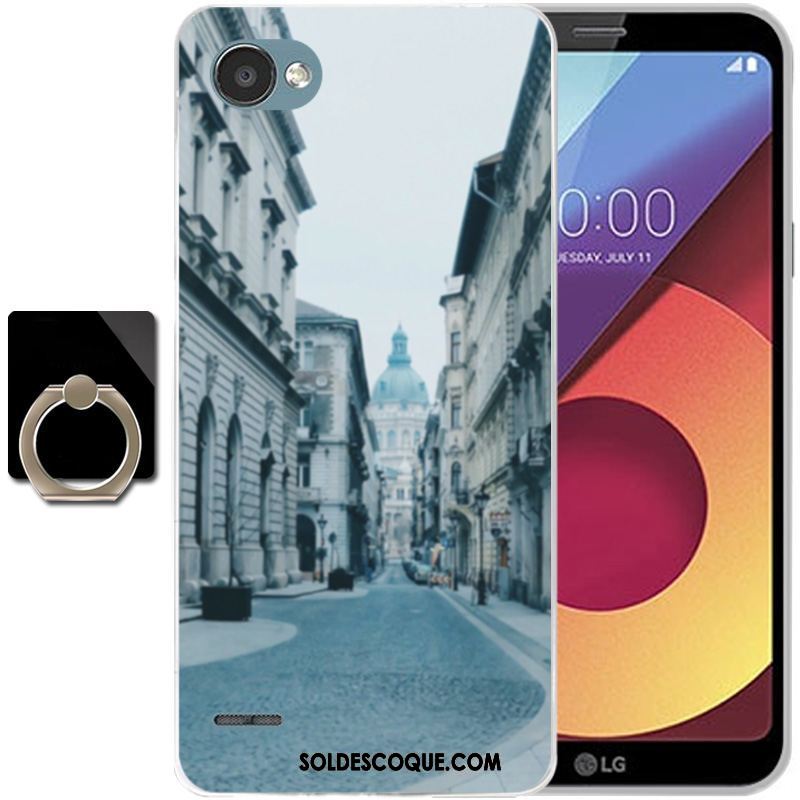 Coque Lg Q6 Protection Étui Bleu Tout Compris Silicone France