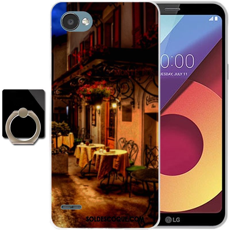 Coque Lg Q6 Protection Étui Bleu Tout Compris Silicone France