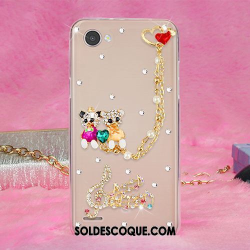 Coque Lg Q6 Strass Silicone Incassable Téléphone Portable Sac En Vente