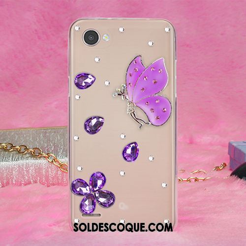 Coque Lg Q6 Strass Silicone Incassable Téléphone Portable Sac En Vente