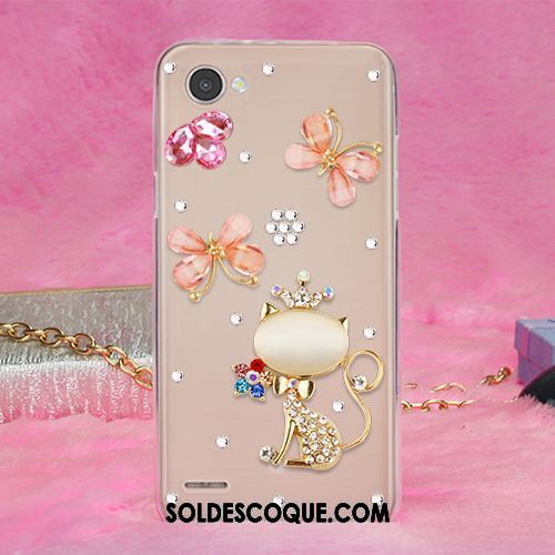 Coque Lg Q6 Strass Silicone Incassable Téléphone Portable Sac En Vente