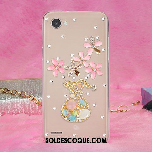 Coque Lg Q6 Strass Silicone Incassable Téléphone Portable Sac En Vente