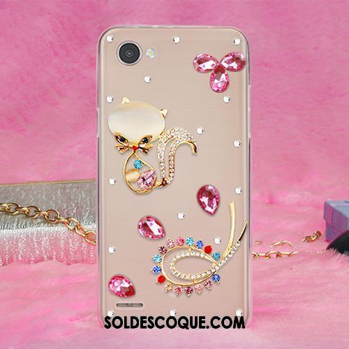 Coque Lg Q6 Strass Silicone Incassable Téléphone Portable Sac En Vente