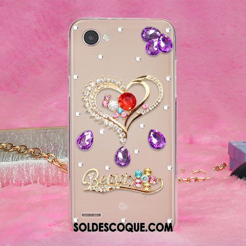 Coque Lg Q6 Strass Silicone Incassable Téléphone Portable Sac En Vente