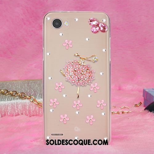 Coque Lg Q6 Strass Silicone Incassable Téléphone Portable Sac En Vente