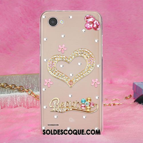 Coque Lg Q6 Strass Silicone Incassable Téléphone Portable Sac En Vente