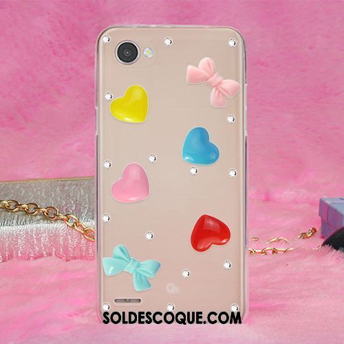 Coque Lg Q6 Strass Silicone Incassable Téléphone Portable Sac En Vente