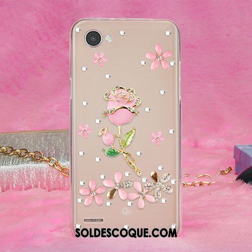 Coque Lg Q6 Strass Silicone Incassable Téléphone Portable Sac En Vente