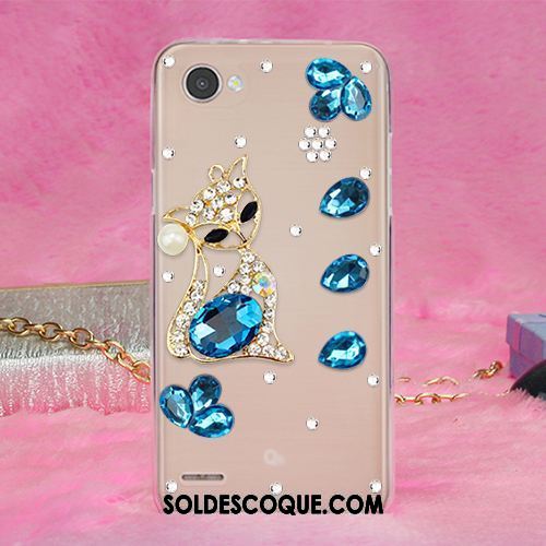 Coque Lg Q6 Strass Silicone Incassable Téléphone Portable Sac En Vente