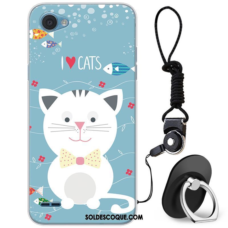 Coque Lg Q6 Téléphone Portable Incassable Tout Compris Bleu Étui Soldes