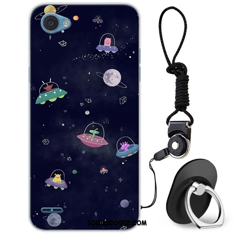 Coque Lg Q6 Téléphone Portable Incassable Tout Compris Bleu Étui Soldes