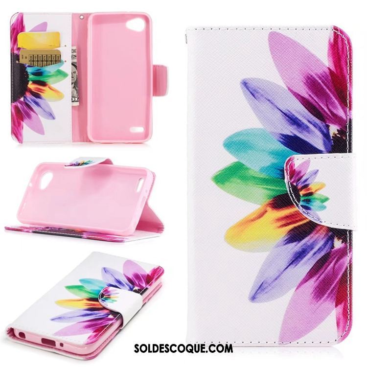 Coque Lg Q6 Téléphone Portable Multicolore Dessin Animé Protection Étui En Vente