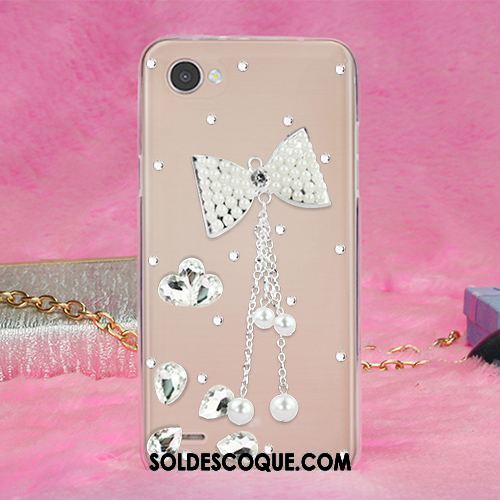 Coque Lg Q6 Étui Incassable Fluide Doux Silicone Protection Pas Cher